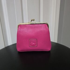 Dooney Florentine Large Framed Purse - Color: Fuchsia